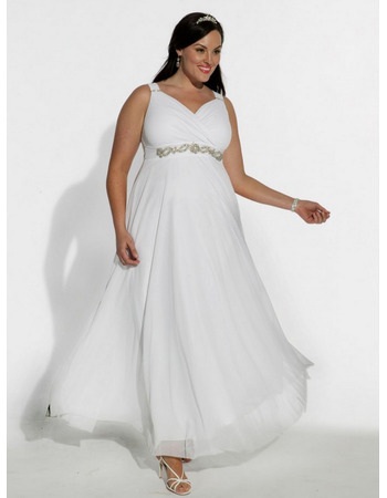 plus size chiffon wedding dresses with sleeves
