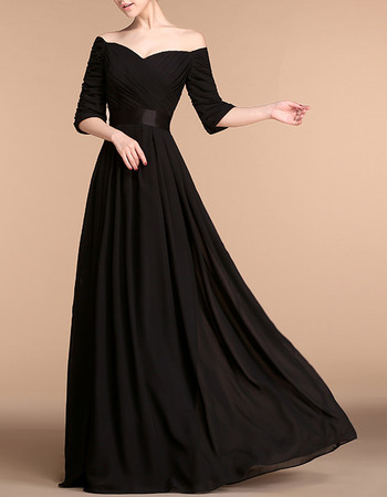dress black long
