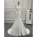 Discount Appliques Beaded Sweetheart Tulle Over Lace Wedding Dresses