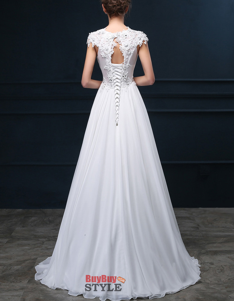 Great Pleated Chiffon Wedding Dress in 2023 Don t miss out 